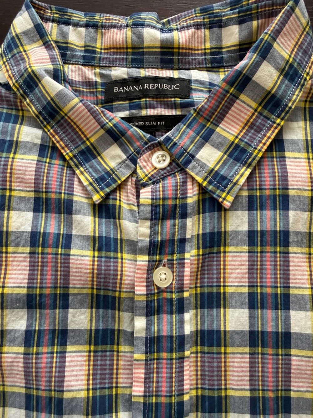 BANANA REPUBLIC BUTTON-DOWN LONG SLEEVE SHIRT SIZE TALL XXL 🌟EUC🌟